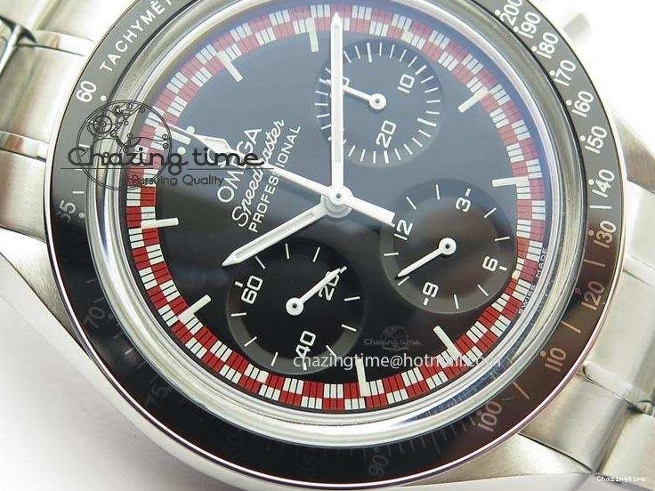 1222 Speedmaster SS 2013 Pro Racing On SS Bracelet Manual Winding Chrono Movement UrbanStyle 8230